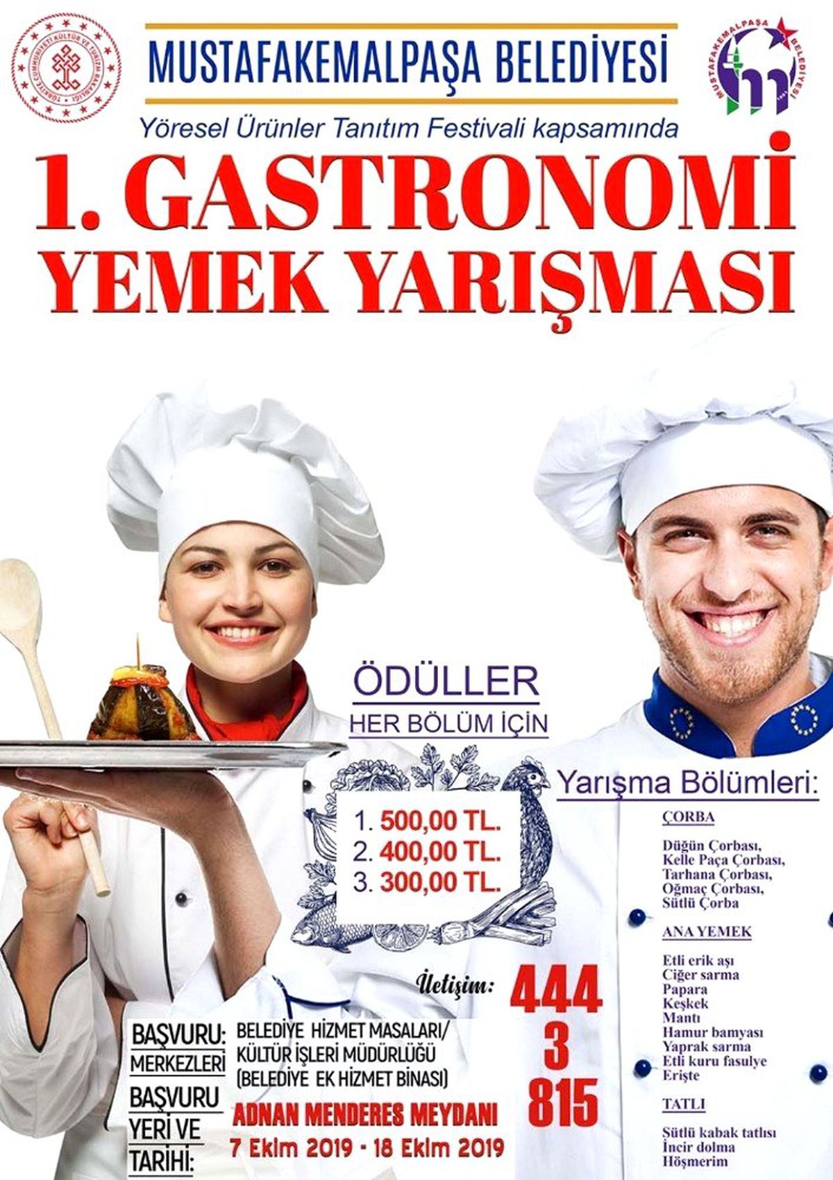 Mustafakemalpaşalılar en lezzetli festivalde yarışacak