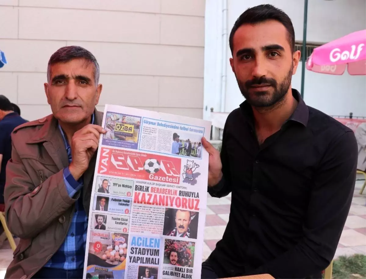 Van\'ın ilk spor gazetesi yayın hayatına başladı