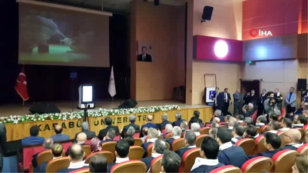 Bakan Soylu, Karabük Üniversitesi 2019-2010 Akademik Yıl Açılış Töreni\'ne katıldı
