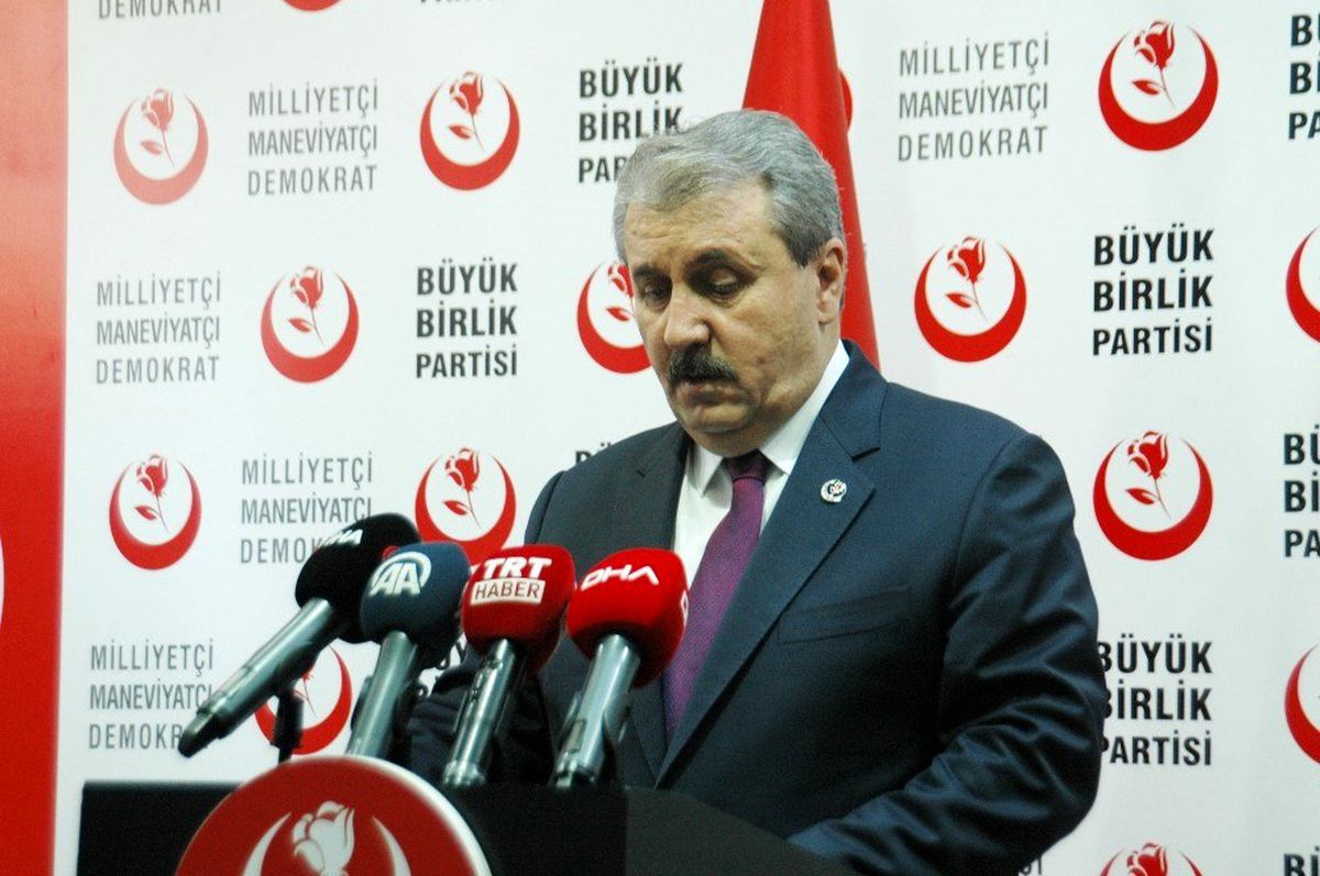 BBP Genel Başkanı Destici: "Kuzey Suriye\'de teröristler bulundukça Türkiye güvende olmayacak"