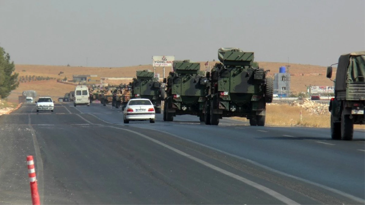 Gaziantep\'ten 150 araçlık askeri konvoy yola çıktı