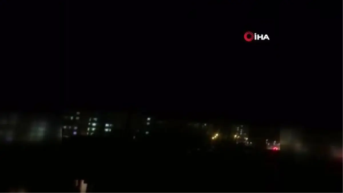 Kamışlı\'dan atılan roket Nusaybin\'e böyle düştü