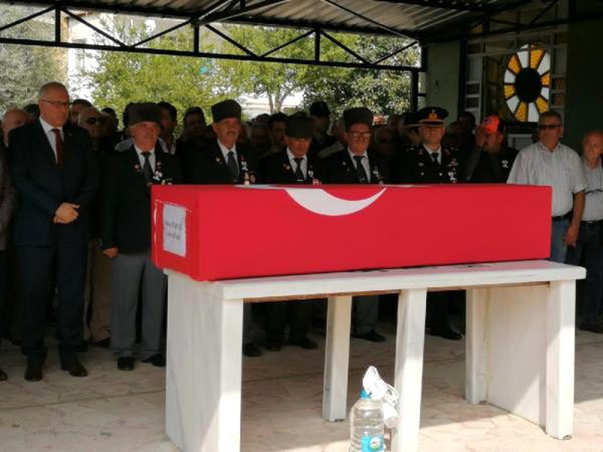 Kıbrıs gazisi malçuk, son yolculuğuna uğurlandı