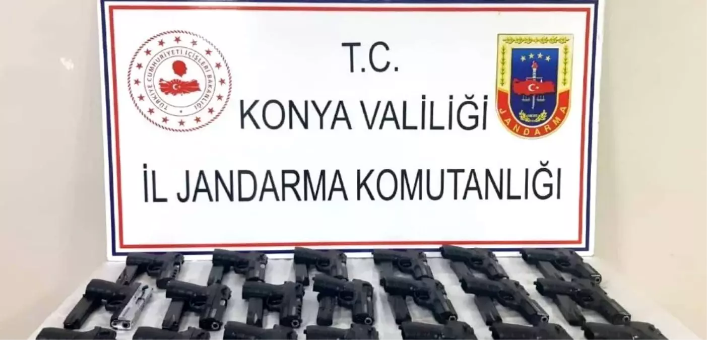 Konya\'da jandarmadan silah operasyonu