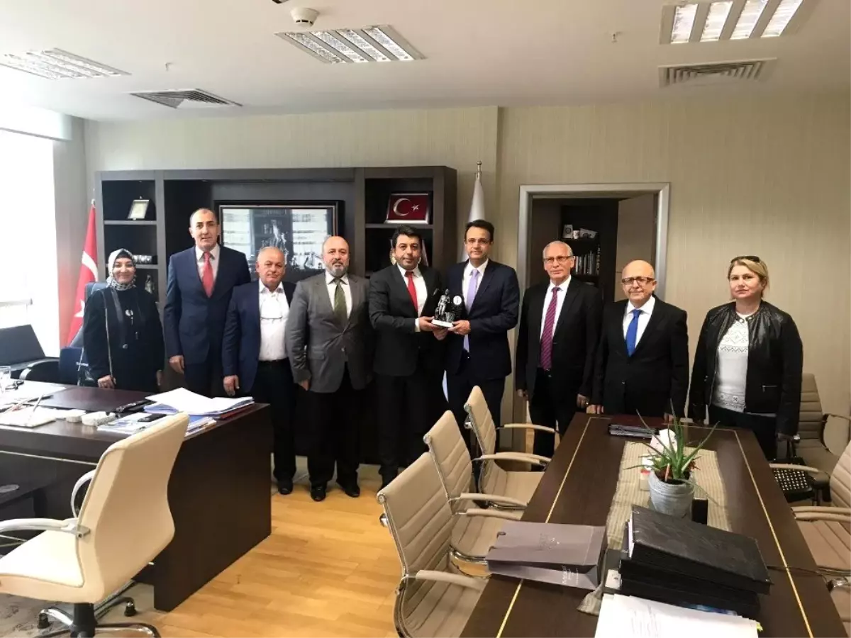 Milli Emlak Genel Müdürü Büyükuzun\'a hayırlı olsun ziyareti yapıldı