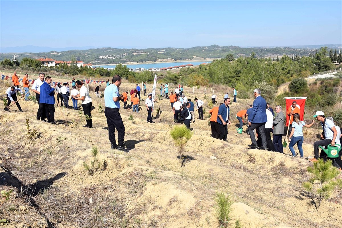 Adalet Ormanına anneler için 571 fidan dikildi