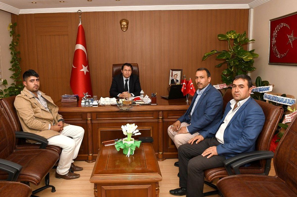 AK Parti İlçe Başkanı Kuncu\'dan Kaymakam Çeçen\'e ziyaret