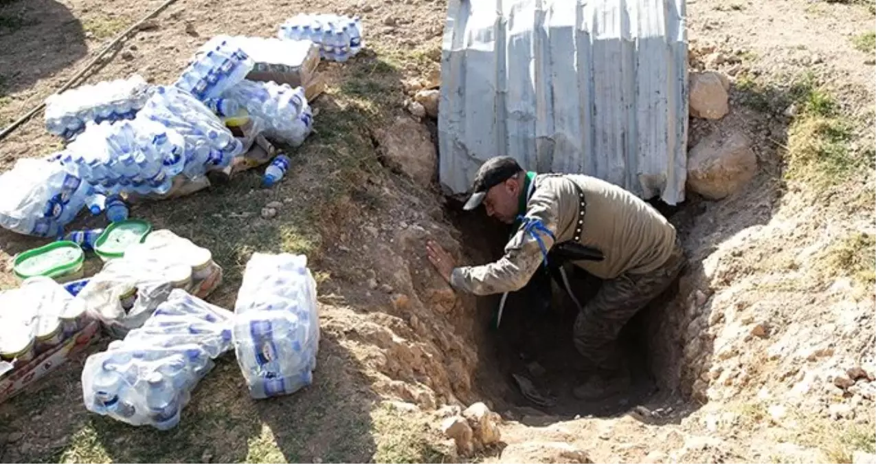 Barış Pınarı Harekatı bölgesinde teröristlerin tünel kazdığı ortaya çıktı