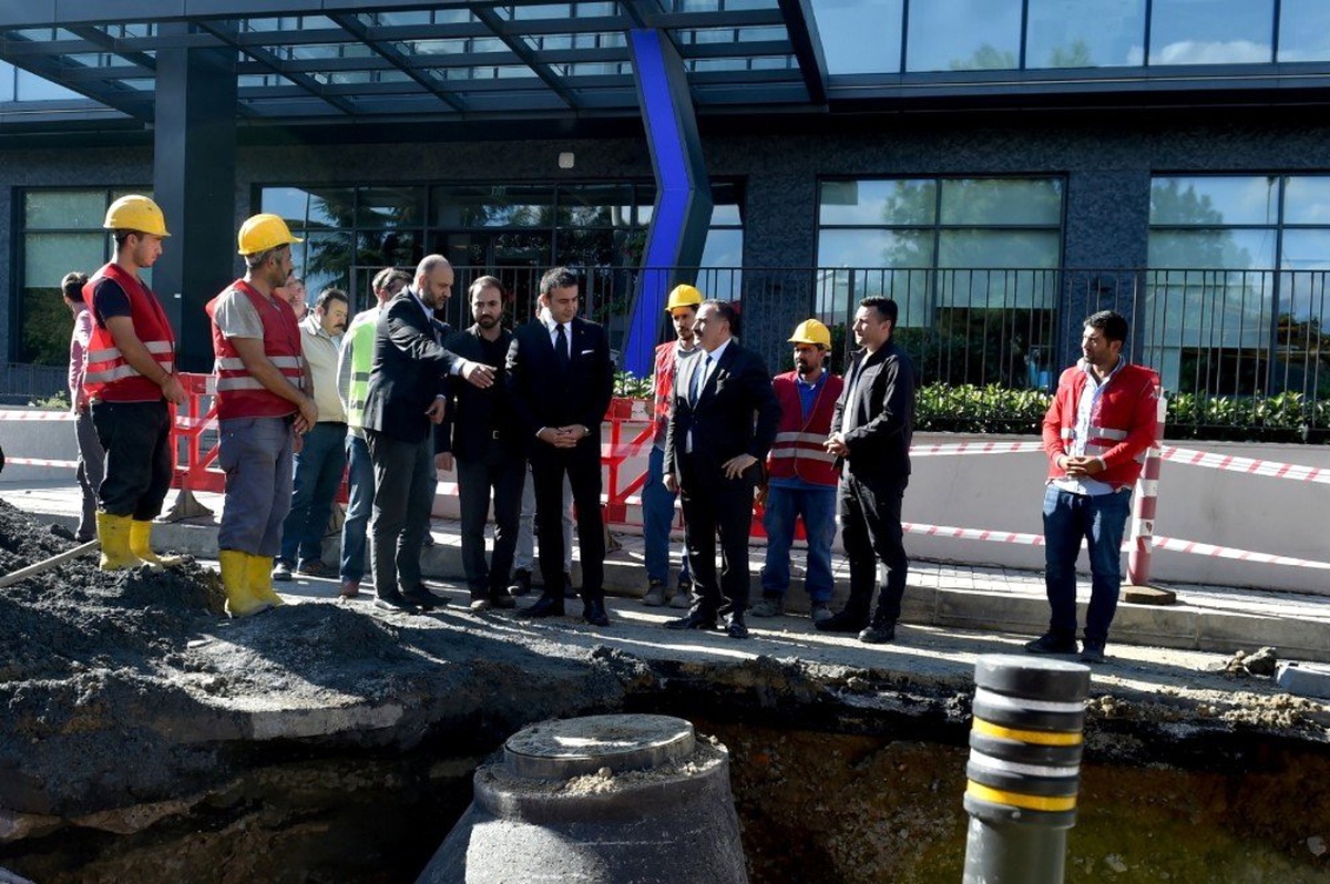 Başkan Akpolat çalışmaları yerinde inceledi
