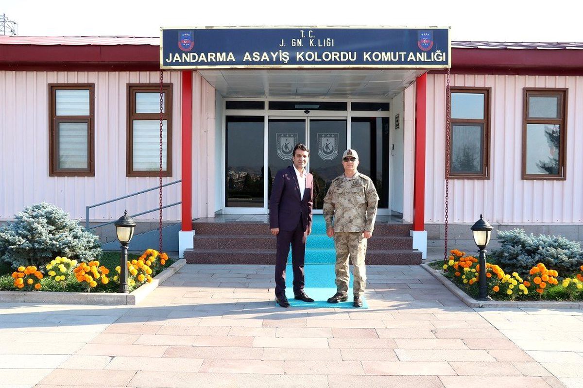 Başkan Şeylan\'dan Tümgeneral İlbaş\'a ziyaret
