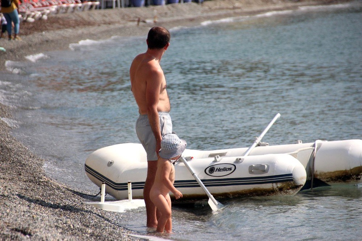 Bodrum sahilleri ekim ayında doldu taştı