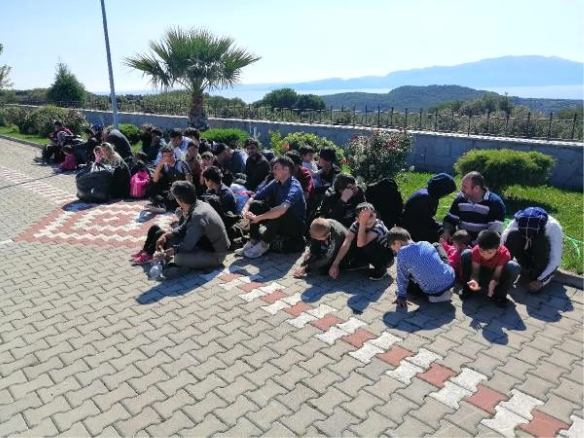 Çanakkale\'de 102 kaçak göçmen yakalandı