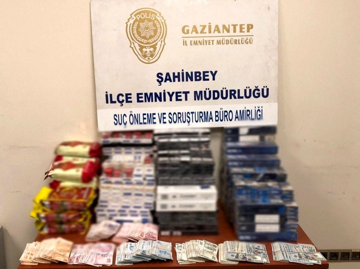 Kaçak sigara ve çay operasyonu