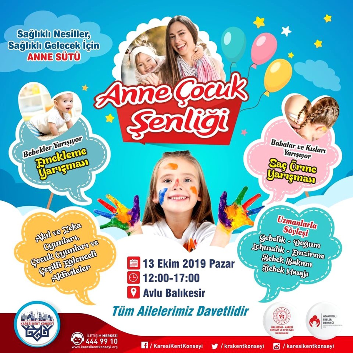 Karesi\'de Anne Çocuk Şenliği