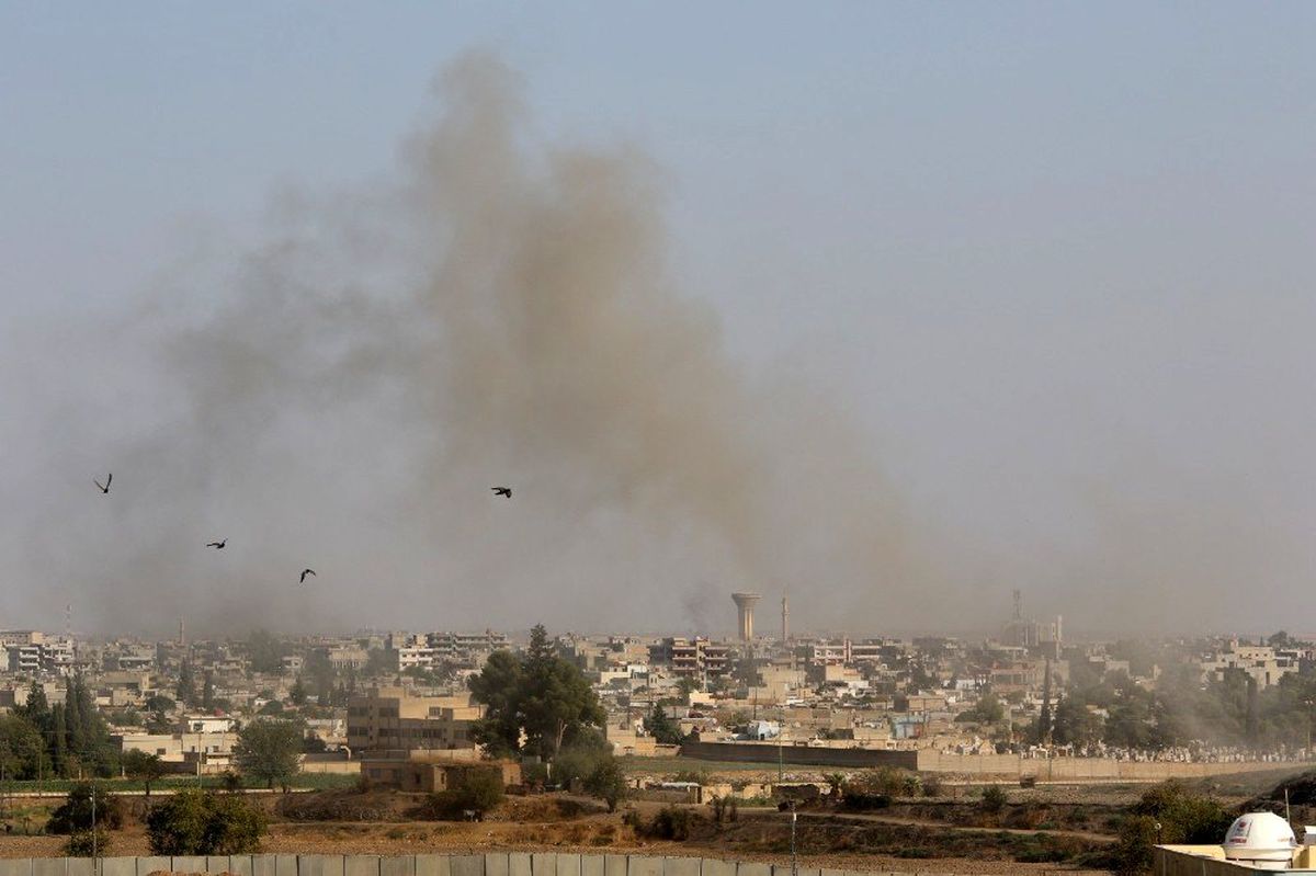 Nusaybin\'e havan topu düştü