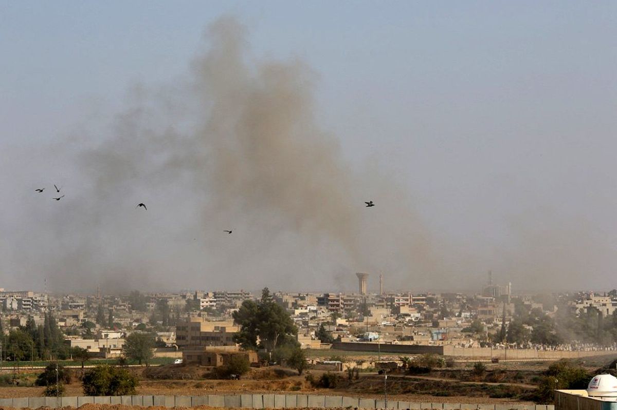 Nusaybin\'e havan topu düştü
