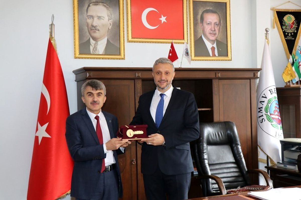 Rektör Uysal\'dan Başkan Biçer\'e ziyaret