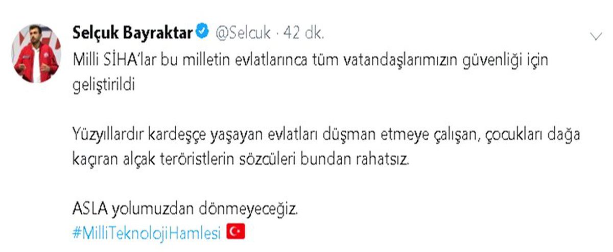 Selçuk Bayraktar\'dan HDP\'ye SİHA cevabı