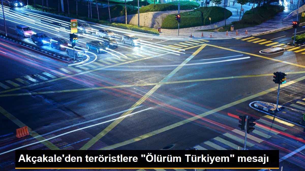 Akçakale\'den teröristlere "Ölürüm Türkiyem" mesajı