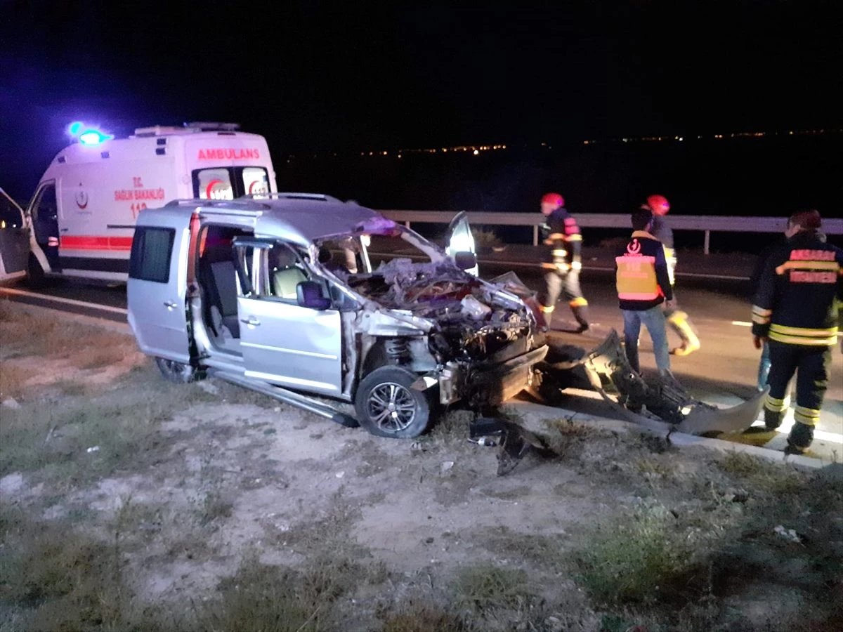 Aksaray\'da trafik kazası: 1 yaralı