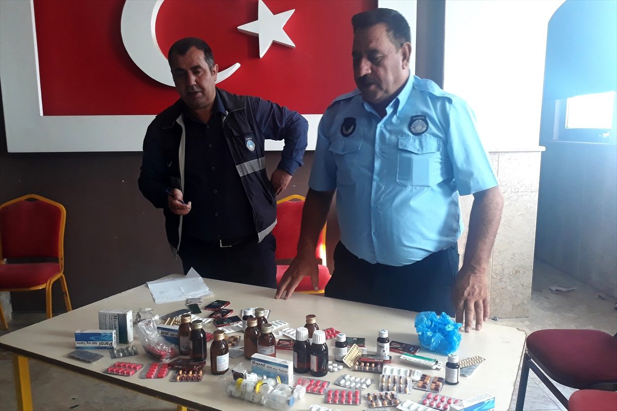 Bakkal dükkanında yüzlerce tıbbi ilaç ele geçirildi