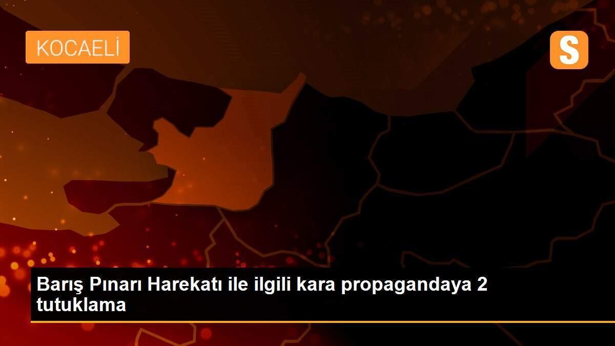 Barış Pınarı Harekatı ile ilgili kara propagandaya 2 tutuklama