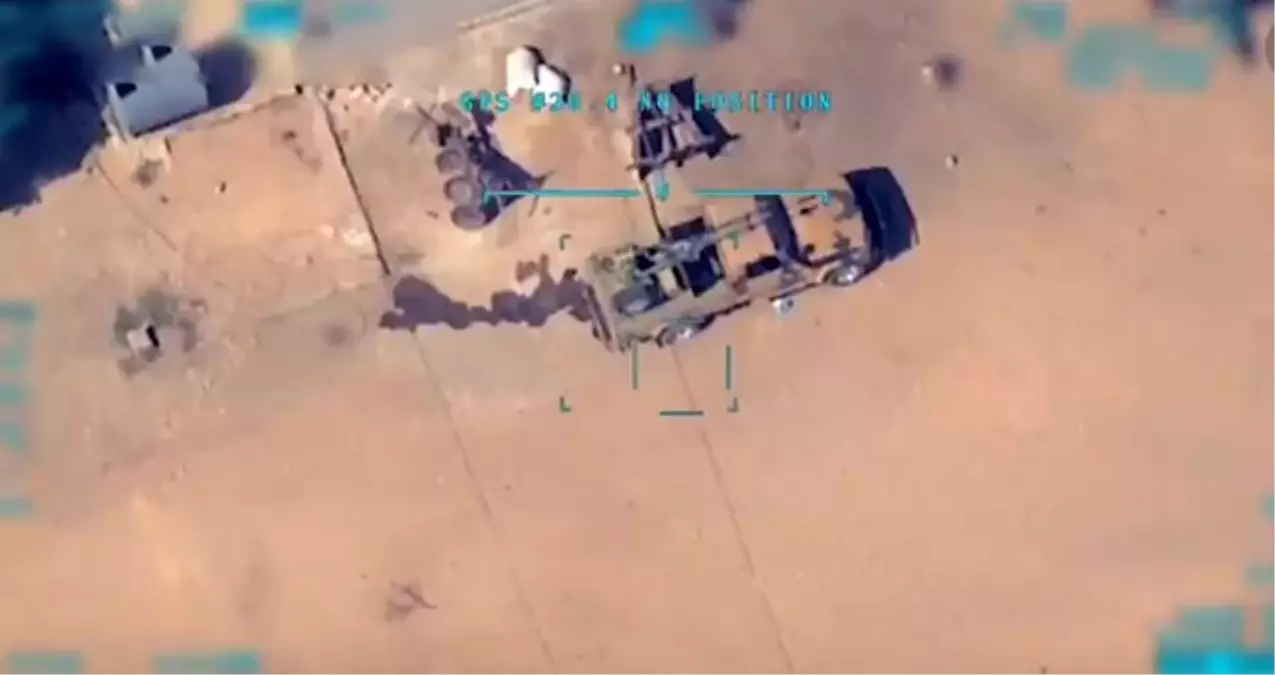 Barış Pınarı Harekatı\'nda terörist hedeflerinin vurulma anı kameraya yansıdı