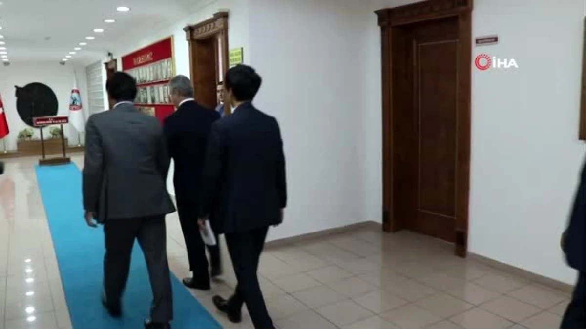 Japonya Ankara Büyükelçisi Akio Miyajima, belediyeyi ve Kırşehir Valiliği\'ni ziyaret etti