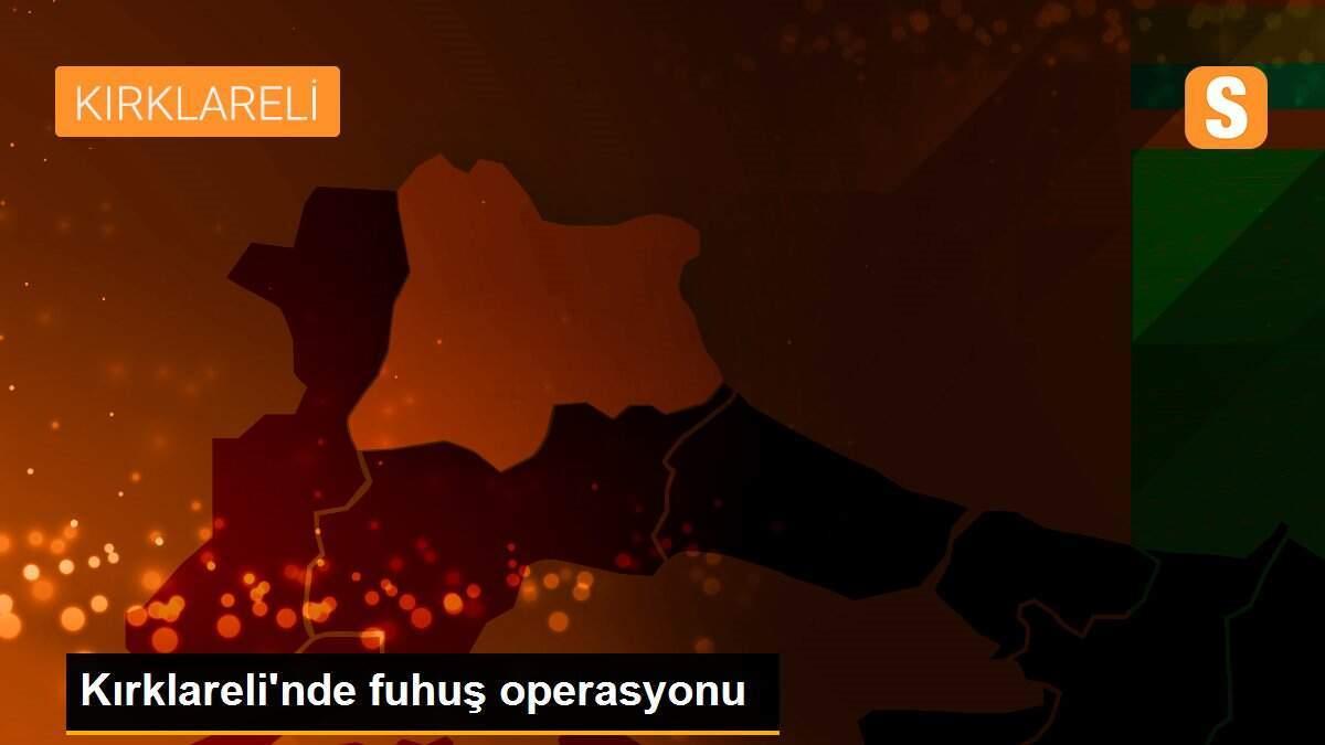 Kırklareli\'nde fuhuş operasyonu