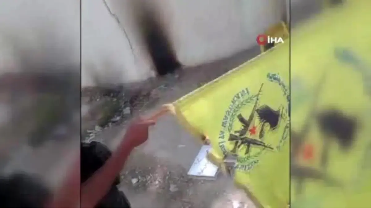 Suriye Milli Ordusu, ele geçirdiği Tel Halaf\'te YPG sığınaklarını temizliyor