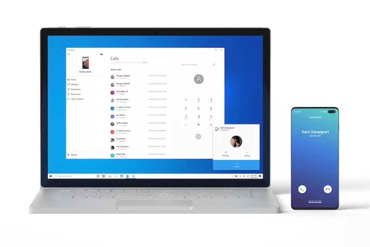 Windows 10 Preview Android Telefon Aramalarını PC\'nize Getiriyor