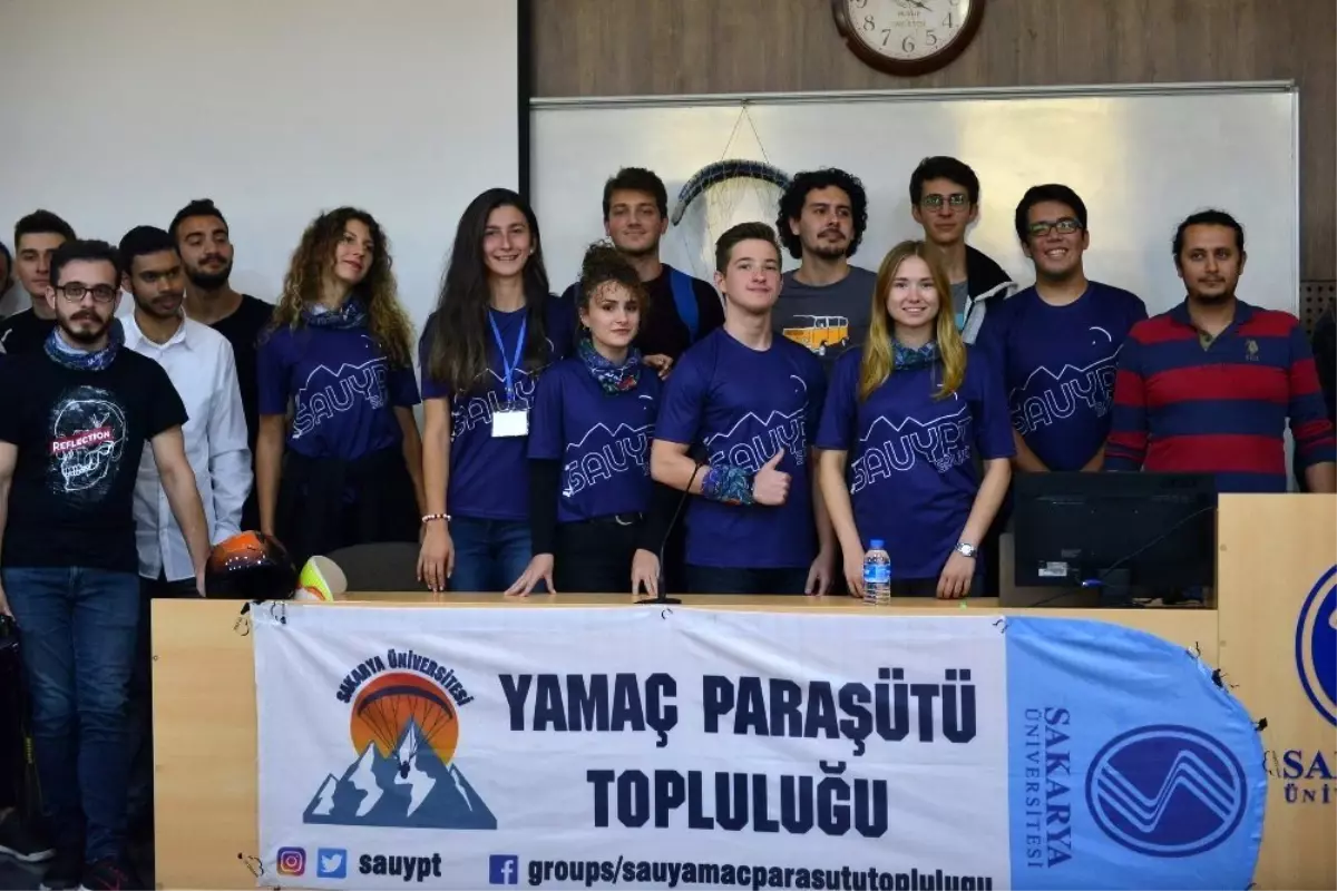 Yamaç Paraşütü Topluluğu üyeleri tanıştı