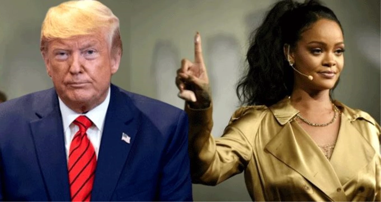 Yıldız şarkıcı Rihanna: Trump şu anda Amerika\'daki en akıl hastası insan