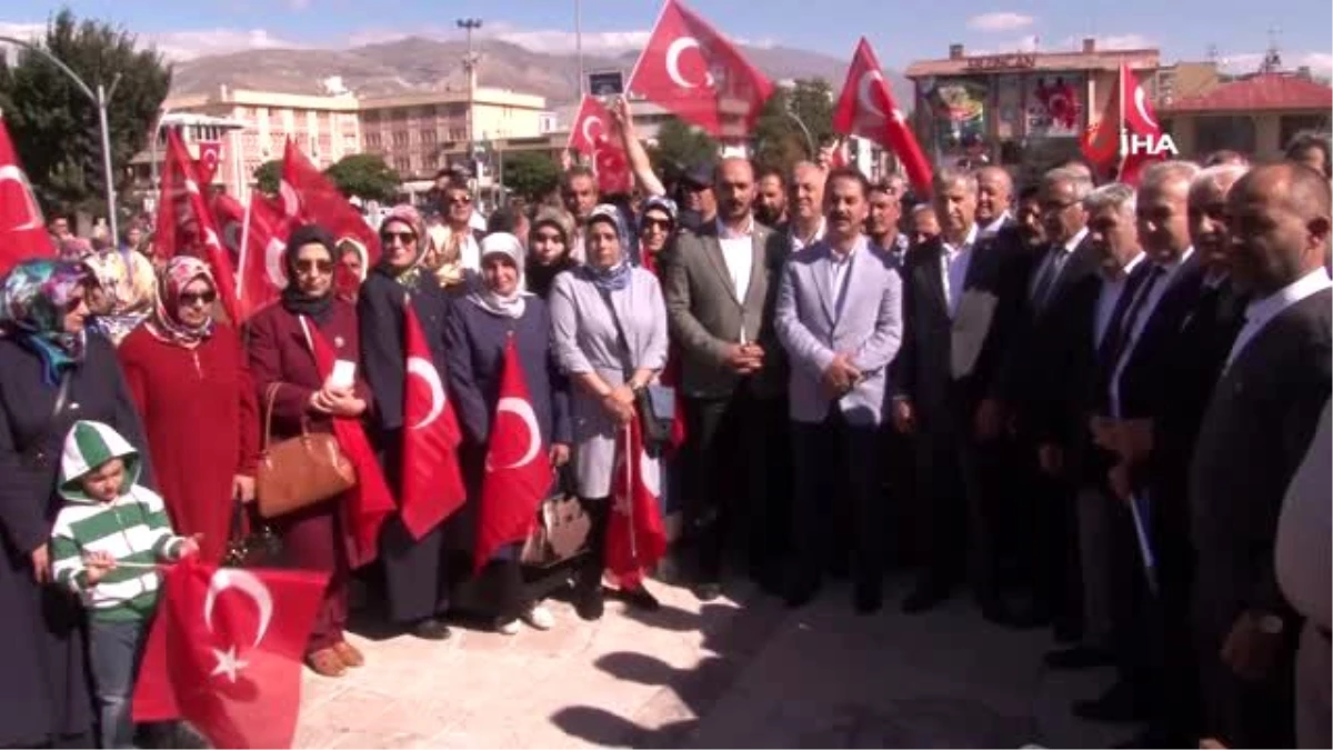 Erzincan\'da siyasi partilerden Barış Pınarı Harekatı\'na destek
