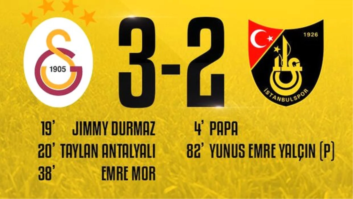 Galatasaray - İstanbulspor: 3-2