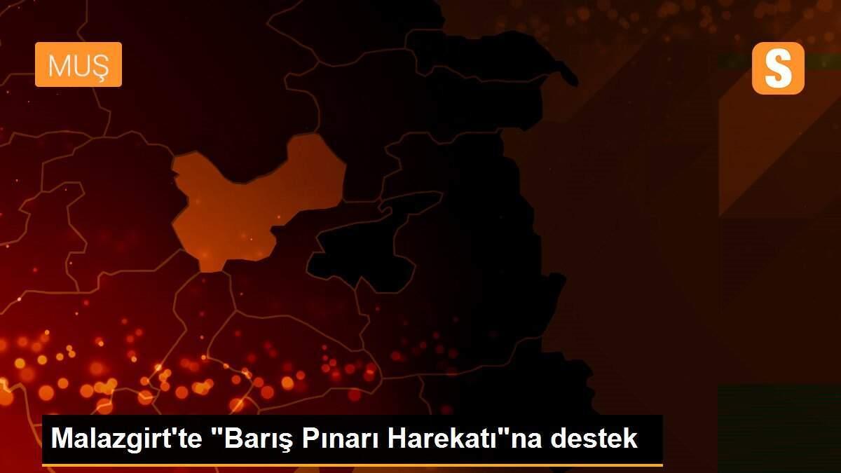 Malazgirt\'te "Barış Pınarı Harekatı"na destek