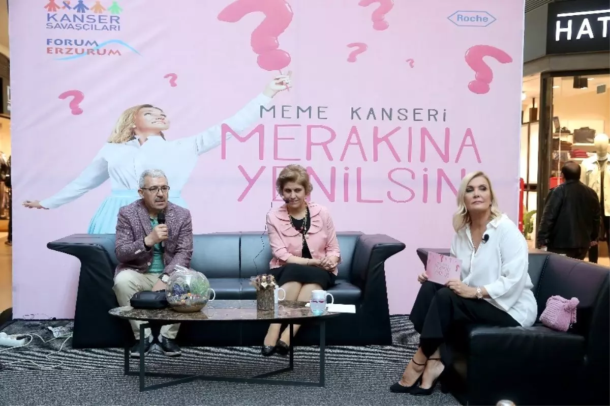 Meme kanseri "Merakına Yenilsin" halk buluşması Erzurum\'da gerçekleşti