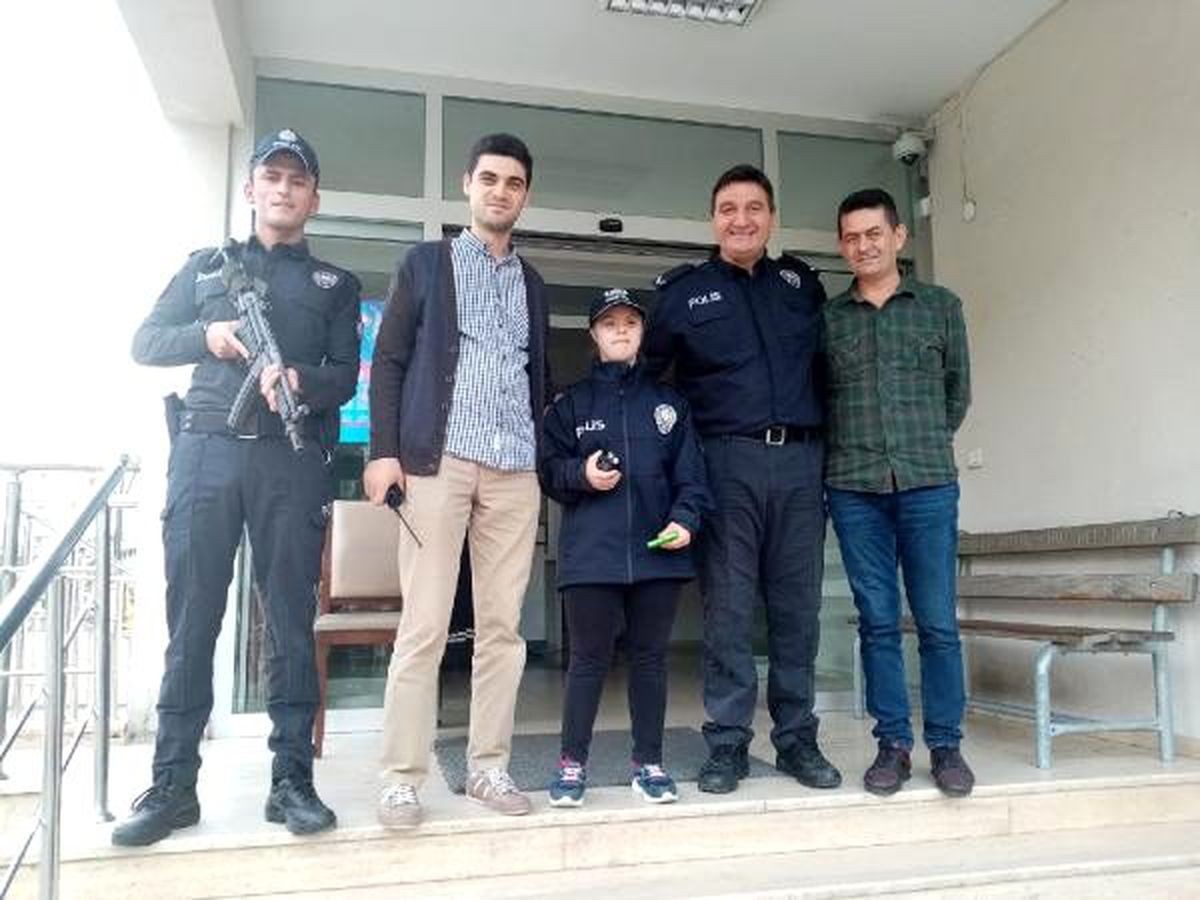 Neslinur\'un polis olma hayali gerçek oldu