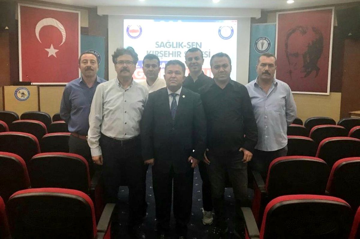 Sağlık-Sen Kırşehir Şubesinde görev değişimi