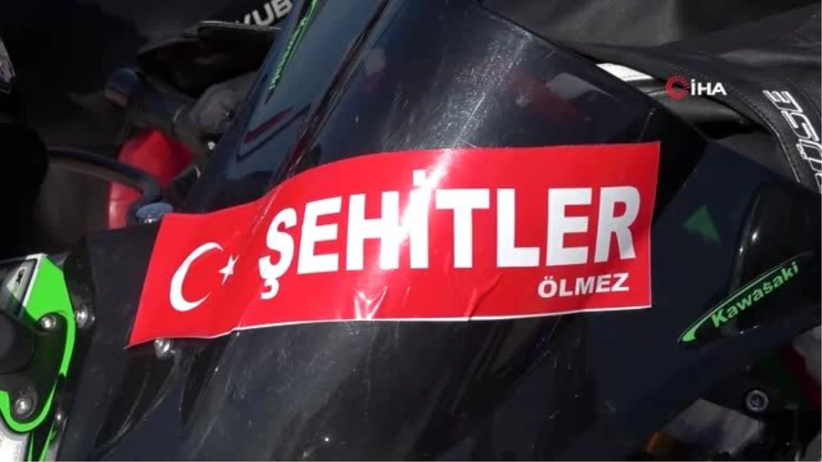 Barış Pınarı Harekatına motosiklet tutkunlarından destek