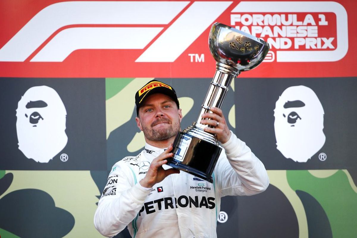 Japonya Grand Prix\'si Valtteri Bottas\'ın