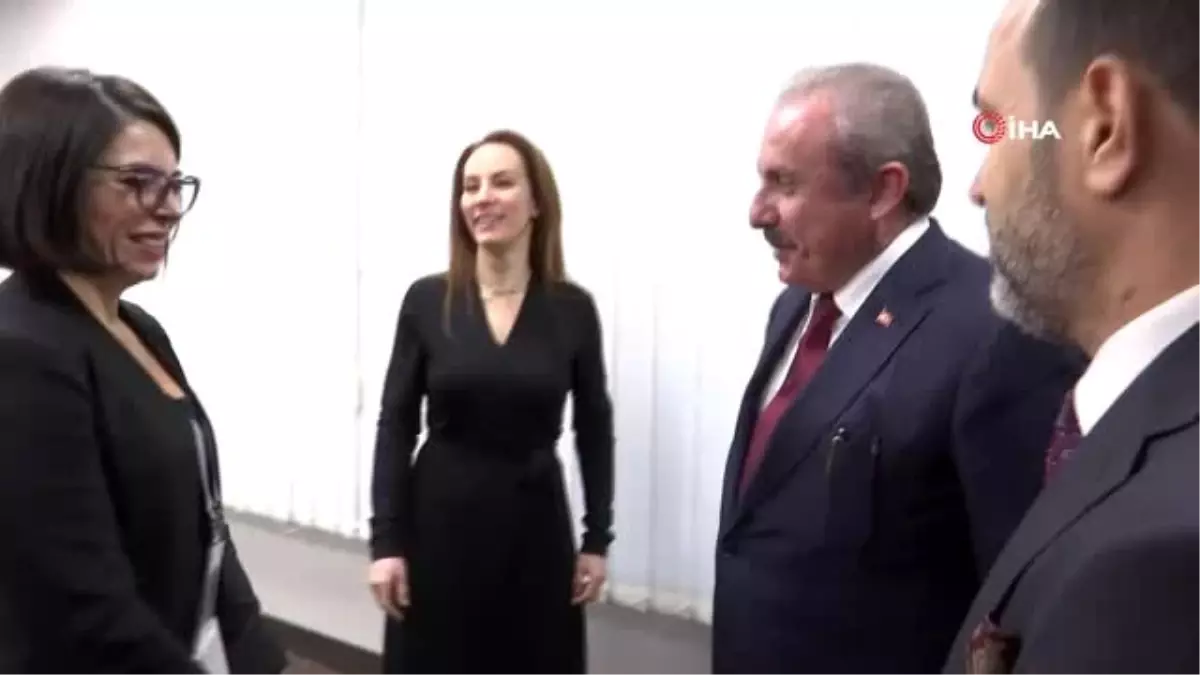 TBMM Başkanı Şentop, PAB Başkanı Barron ile görüştü