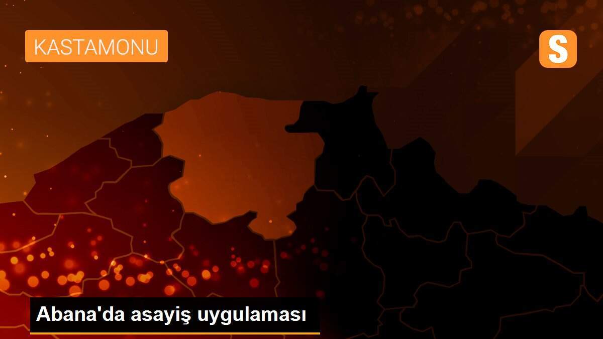Abana\'da asayiş uygulaması