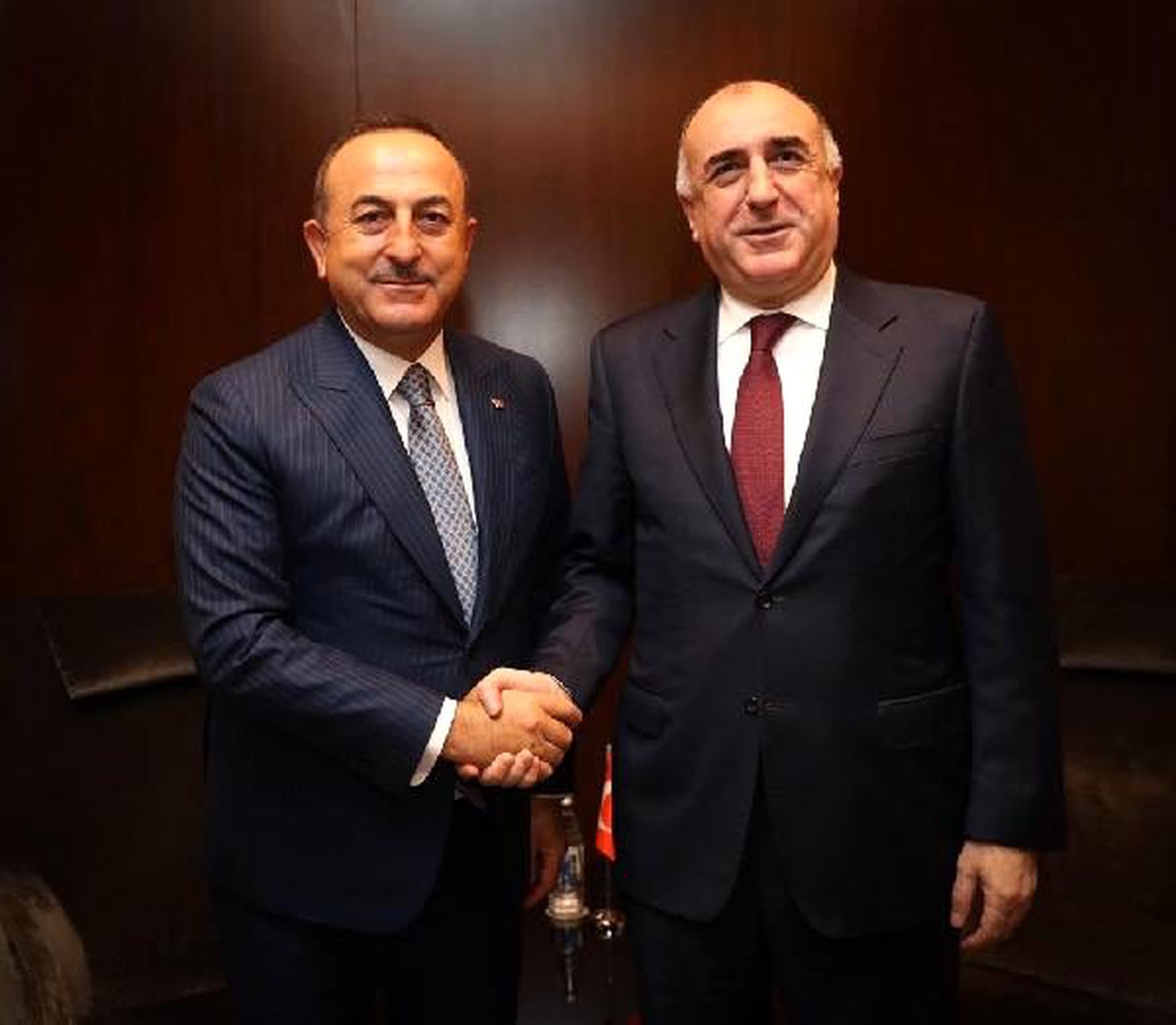Çavuşoğlu, azerbaycan cumhuriyeti dışişleri bakanı elmar mammadyarov ile görüştü