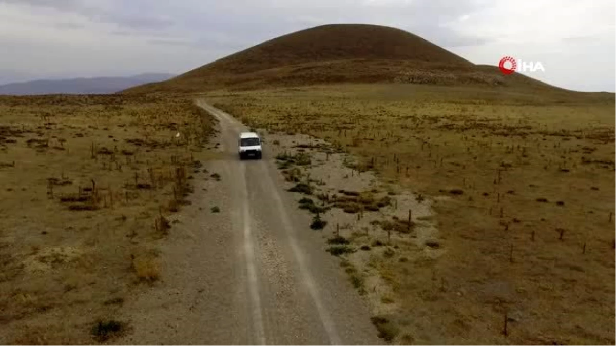 Erciyes Dağı\'nda araçlar kendiliğinden rampa yukarı çıkıyor