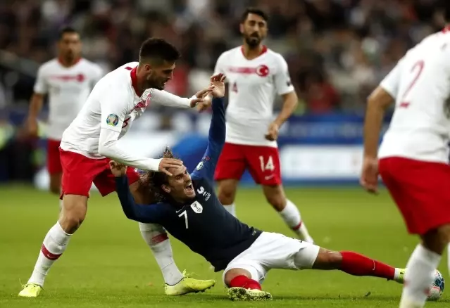 EURO 2020 Grup Eleme: Fransa: 0 - Türkiye: 0 İlk yarı ...