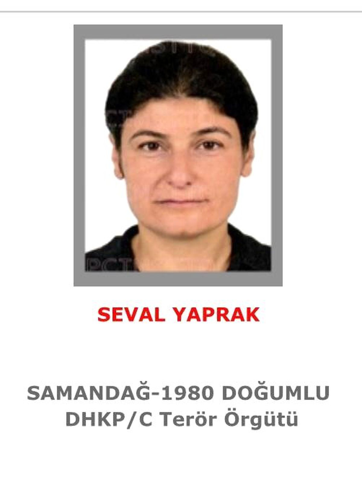 Gri listedeki DHKP-C\'li yakalandı