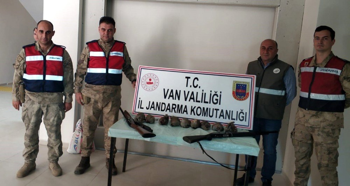 Kaçak avcılık yapan 3 kişi suçüstü yakalandı