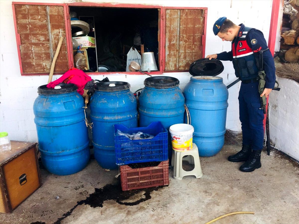 Aydın\'da 2 bin 820 litre kaçak şarap ele geçirildi
