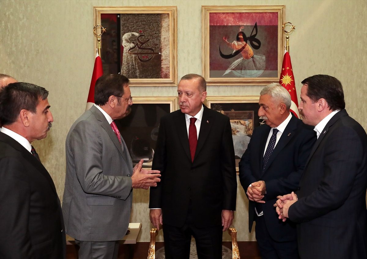 Cumhurbaşkanı Erdoğan\'ın kabulü